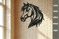 Horse Head SVG| Laser cut, Cricut, Silhouette Product Image 3
