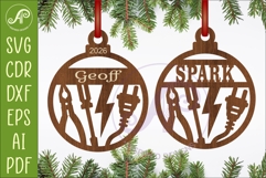 Electrician Christmas Ornament SVG, Custom Electrical Tool Product Image 1
