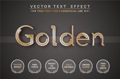 Golden story - editable text effect, font style Product Image 6