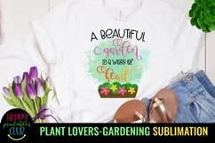 PLANT LOVER SUBLIMATION DESIGN I GARDEN QUOTES SUBLIMATION PNG