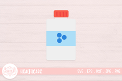 A Bottle Of Pills Medicine Illustration Product Image 1