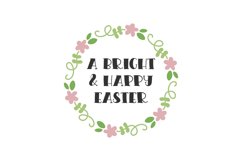 A Bright And Happy Easter SVG Cut File Product Image 2