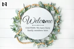 Welcome Sign Svg Vector File | Wood Sign Svg Product Image 1