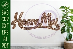 Haere Mai wall sign svg laser cut Product Image 1