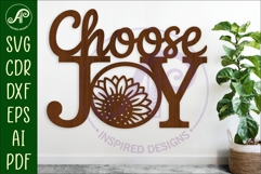 Choose Joy wall art sign Positivity home decor Product Image 1