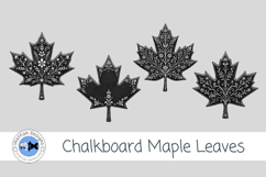 Canada Day Chalkboard Maple Leaves Product Image 2