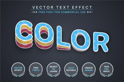 Slice paper - editable text effect, font style Product Image 4