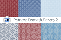 Patriotic Damask Papers 2 Product Image 2
