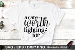 A care worth fighting for - True crime SVG Design Product Image 1