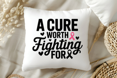 Breast Cancer Awareness SVG Bundle | Pink Ribbon Designs Product Image 21