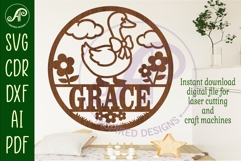 Silly Goose name sign design for laser cutting Product Image 1