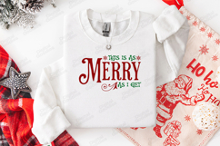 This Is As Merry As I Get Funny Christmas T-Shirt SVG Product Image 2