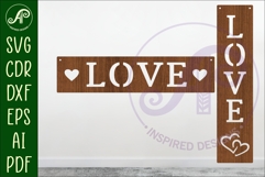 Love Word wall art sign, SVG file Product Image 1