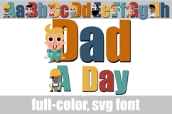 Dad a Day Too Color Font Product Image 1