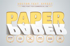 Slice paper - editable text effect, font style Product Image 2