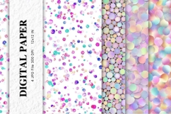 Rainbow glitter Background Wallpaper Sparkles Digital Paper Product Image 1