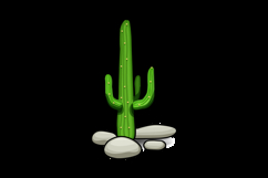 A drawing illustration art of a cactus clip art design Product Image 2