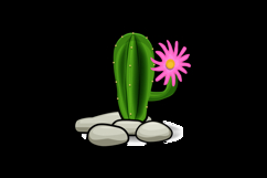 A drawing illustration art of a cactus clip art vector Product Image 2