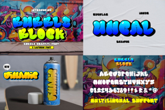 Graffiti Font Bundle Vol. 1 | Urban Vibes 3D Layered Street Product Image 2