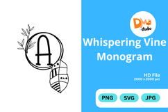 Whispering Vine Monogram Product Image 1