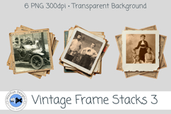 PNG Vintage Frame Stacks 3 Product Image 2