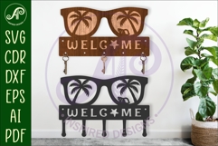 Sunglasses Key holders for metal and laser cutting Product Image 1