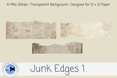 Junk Journal PNG Edges 1 Product Image 2