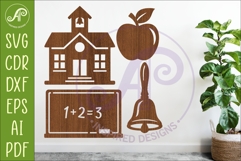 School Icons SVG Teacher Classroom Clipart 1 Product Image 1