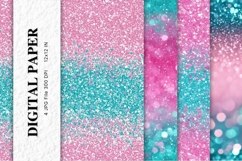 Rainbow glitter Background Wallpaper Sparkles Digital Paper6 Product Image 1