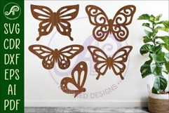 Butterfly silhouettes laser cut out 2 Product Image 1