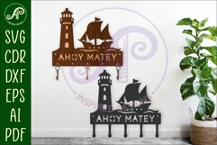 Lighthouse and ship Key holder designs Product Image 1