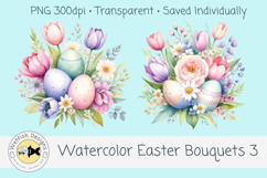 Spring Watercolor Easter Bouquets 3 Product Image 2