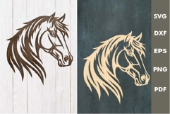 Horse Head SVG| Laser cut, Cricut, Silhouette Product Image 1