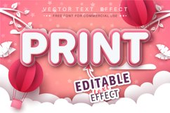Love three layer editable text effect, font style Product Image 4