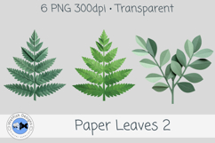 PNG Paper Leaves 2 Product Image 2