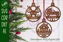 Traditional Christmas Ornaments SVG 2 Product Image 1