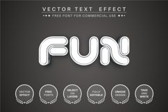 White goal - editable text effect, font style Product Image 4