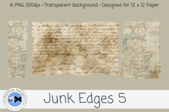 Junk Journal PNG Edges 5 Product Image 2