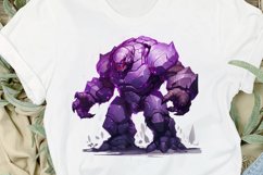 Fantasy Golem with an Purple Aura PNG Clipart Product Image 2