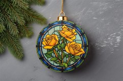 Yellow Roses Stained Glass - 04 Variations Product Image 2