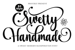 Sweet Handmade - Family Font In 51 Styles Product Image 1