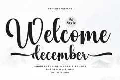 Welcome December- Family Font In 56 Styles Product Image 1