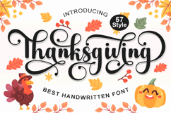 Thanksgiving- Family Font In 57 Styles Product Image 1