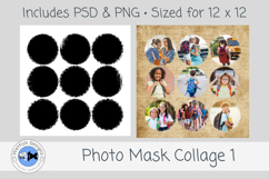 PSD Photo Mask Collage 1 Product Image 2