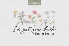 Floral Motivational Self-Care Quotes T-Shirt Design 08 Product Image 1