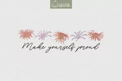 Floral Motivational Self-Care Quotes T-Shirt Design 12 Product Image 1