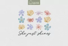 Floral Motivational Self-Care Quotes T-Shirt Design 17 Product Image 1