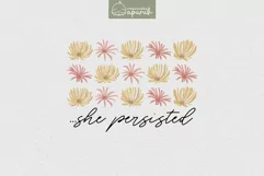 Floral Motivational Self-Care Quotes T-Shirt Design 20 Product Image 1