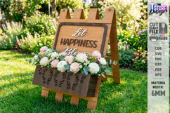 A-Frame Welcome Sign Laser Cut | Outdoor Decor | Porch Sign Product Image 1