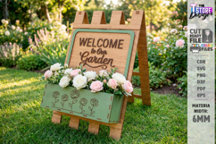 A-Frame Welcome Sign Laser Cut | Outdoor Decor | Porch Sign Product Image 1